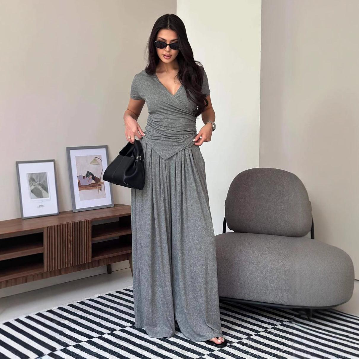 Womens Cozy And Minimalist Casual Two-Piece Set  Sets Sculptify™