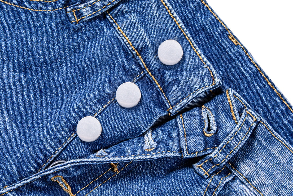 Casual Ripped Mid-High Rise Jean Shorts