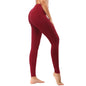 UrbanCool Cropped Burgundy Leggings