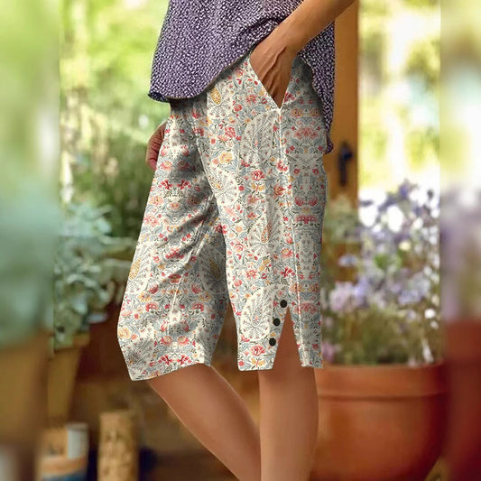 Trendy Personalized Floral Shorts