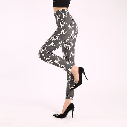 Autumn Bloom High-Waist Leggings