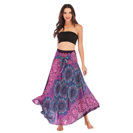 Lightweight Two-Way Vacation Midi Skirt