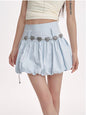 Romantic Fluffy Flower A-Line Skirt