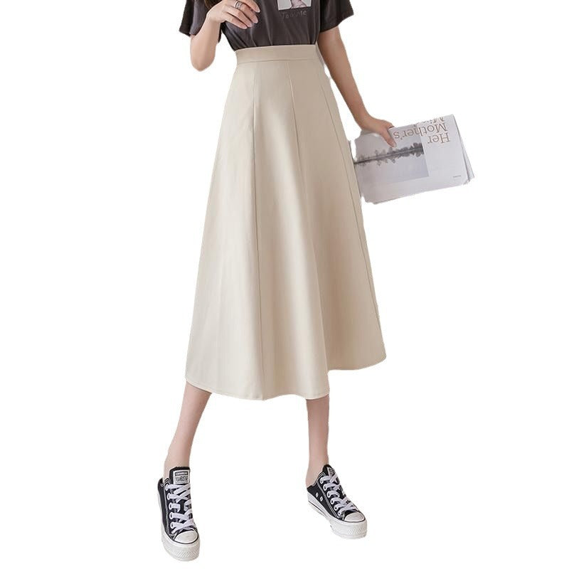 Trendy Fashion Pleated Slim Skirt