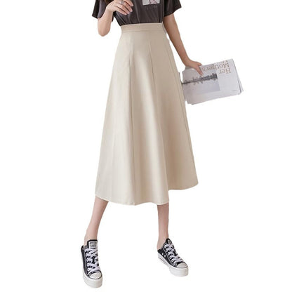 Trendy Fashion Pleated Slim Skirt