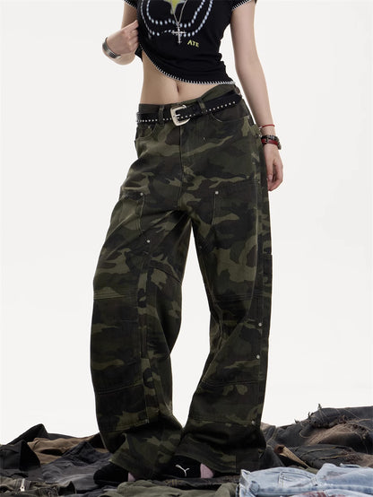 Heritage Style Wide Cut Jeans