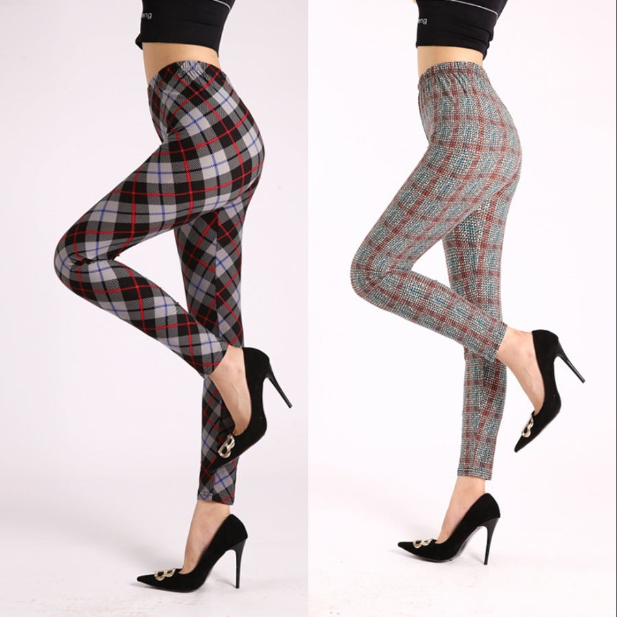 Autumn Bloom High-Waist Leggings