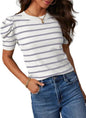 Womens Summer Casual Short-Sleeve Knitted Top  Short sleeve t-shirts Sculptify™