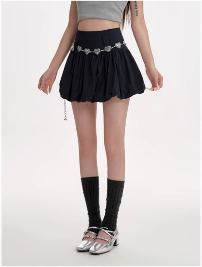 Romantic Fluffy Flower A-Line Skirt