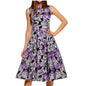 Vintage print dress - Sculptify™