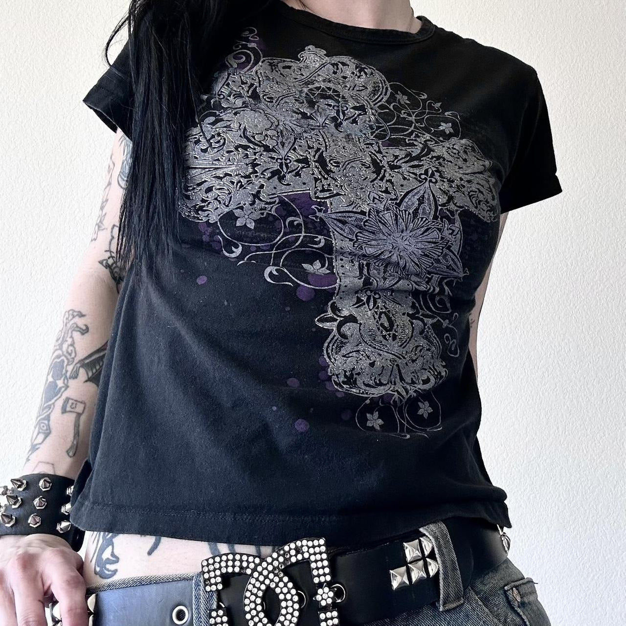Womens Printed Short-sleeve T-shirt Top  Short sleeve t-shirts Sculptify™