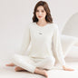 Womens Thermal Fleece Top And Pants Set - Sculptify™