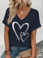 Womens Stylish Printed Slim-fit Short-sleeve Top  Short sleeve t-shirts Sculptify™