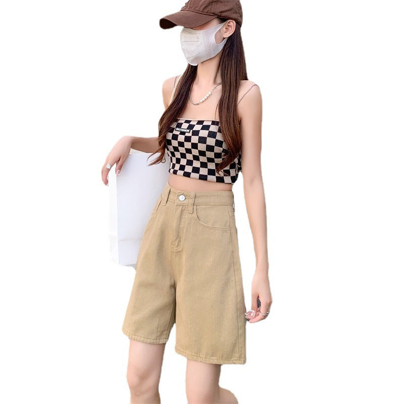 Stylish Korean Style High-Waist Shorts