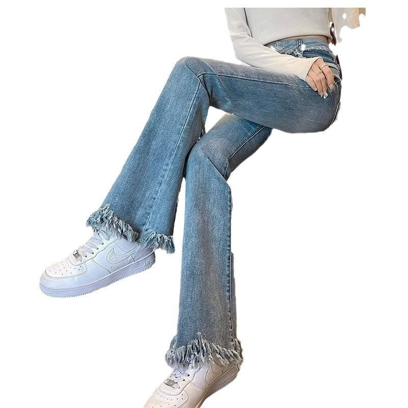 Light Color Bell Bottom Jeans