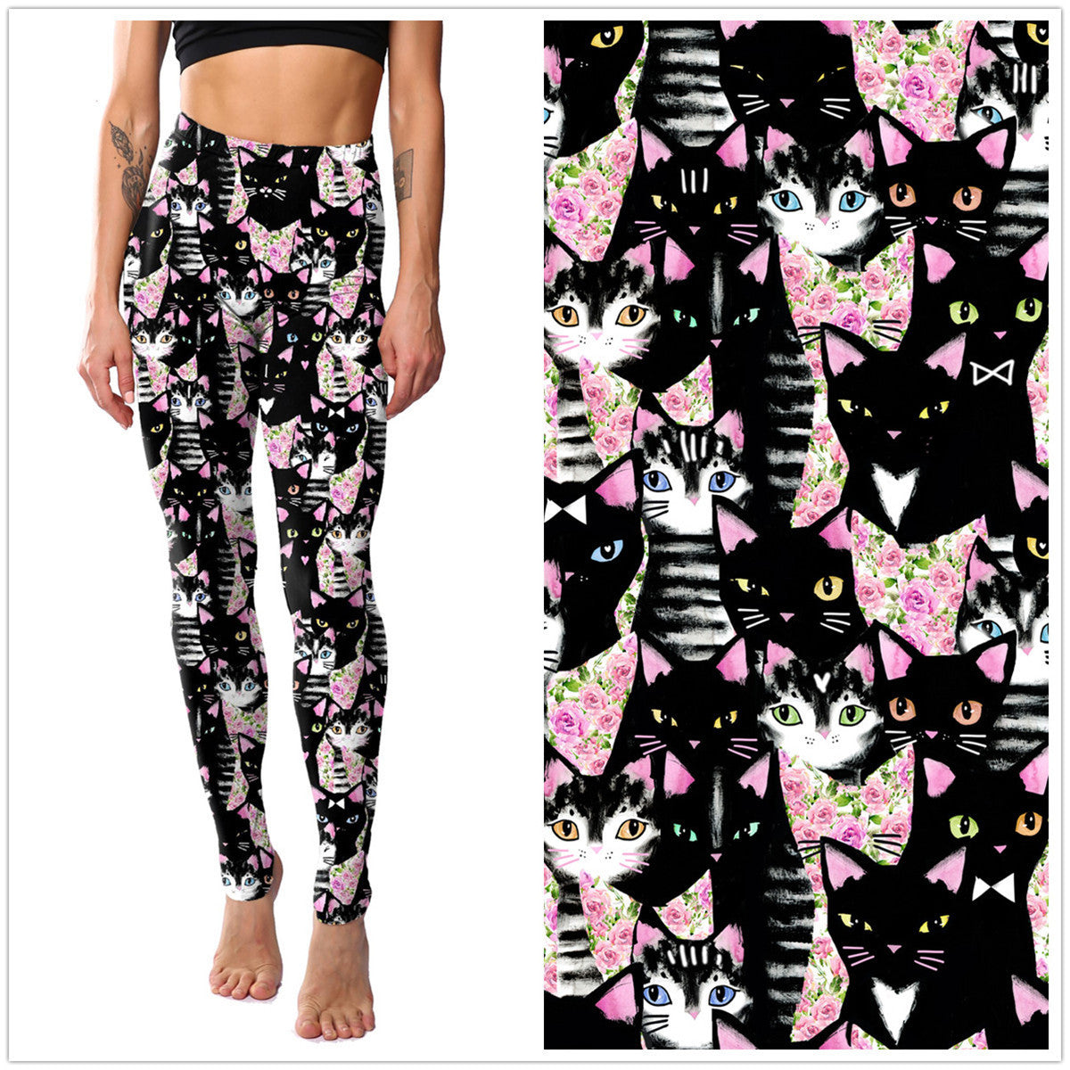 Purrfect You Printed Leggings