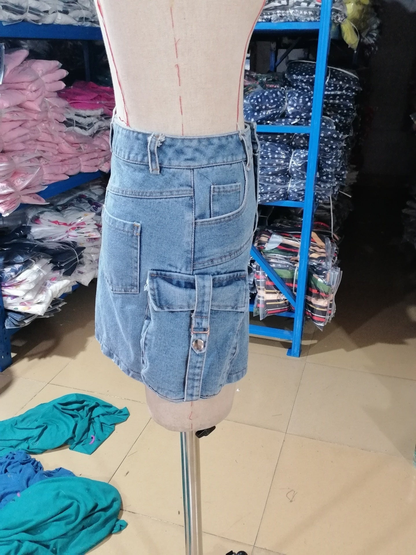 Casual Chic European Overall Skirt