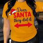 Women's Printed Round Neck Short-sleeved T-shirt  Short sleeve t-shirts Sculptify™