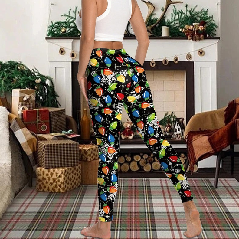 Holly Jolly Women’s Active Christmas Leggings