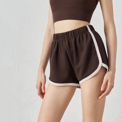 Slim Fit Thin High-Waist Shorts