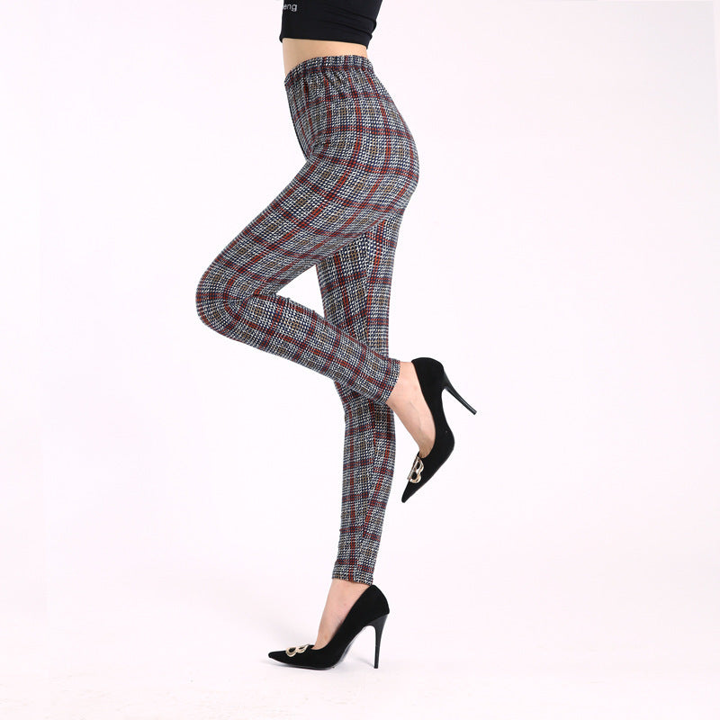 Autumn Bloom High-Waist Leggings