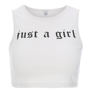 JUST A GIRL CROPPED TOP - Sculptify™