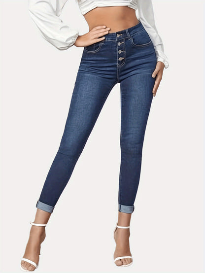 ChicEdge Rolled Crop Jeans