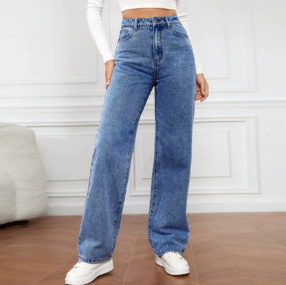 High-Waist Everyday Straight Jeans