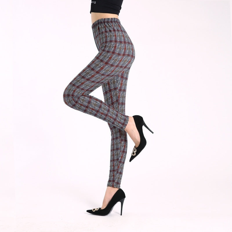 Autumn Bloom High-Waist Leggings