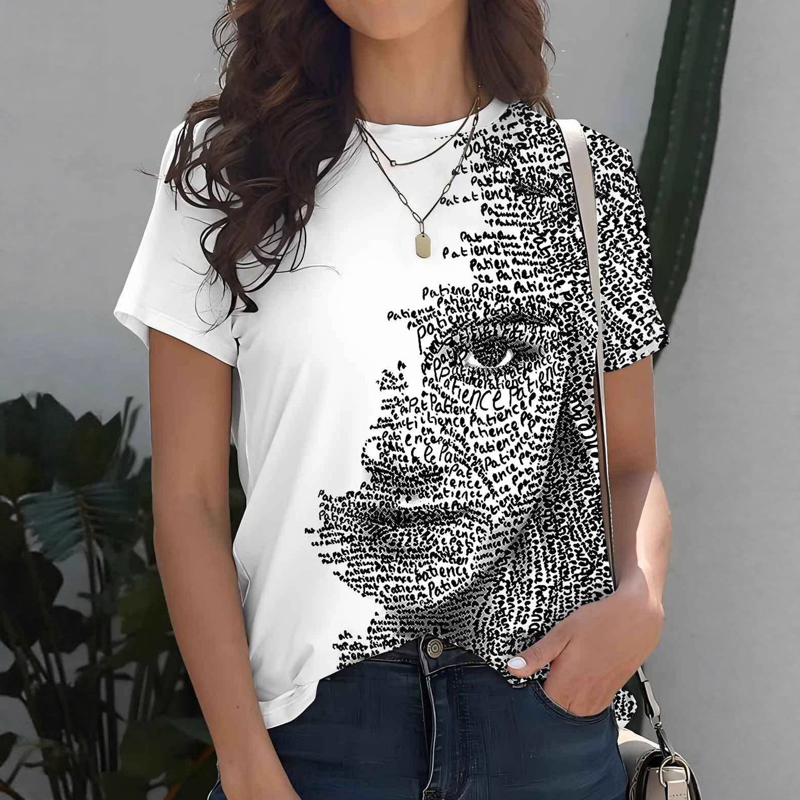Womens Crew-neck Short-sleeve T-shirt Top  Short sleeve t-shirts Sculptify™