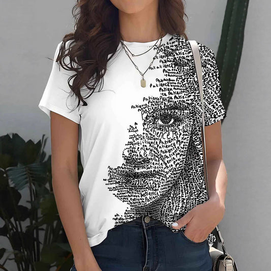 Womens Crew-neck Short-sleeve T-shirt Top  Short sleeve t-shirts Sculptify™