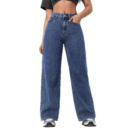 LaidBack Straight Wide Jeans