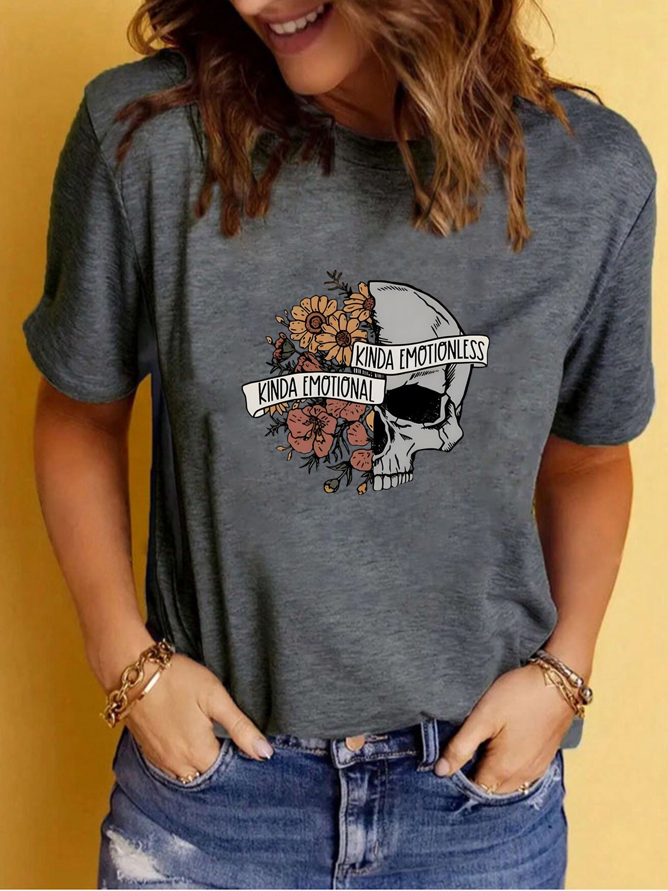 Summer Women's Graphic Print Crew Neck Short-sleeved T-shirt  Short sleeve t-shirts Sculptify™