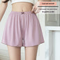 Soft Ice Silk Plus-Size Safety Shorts