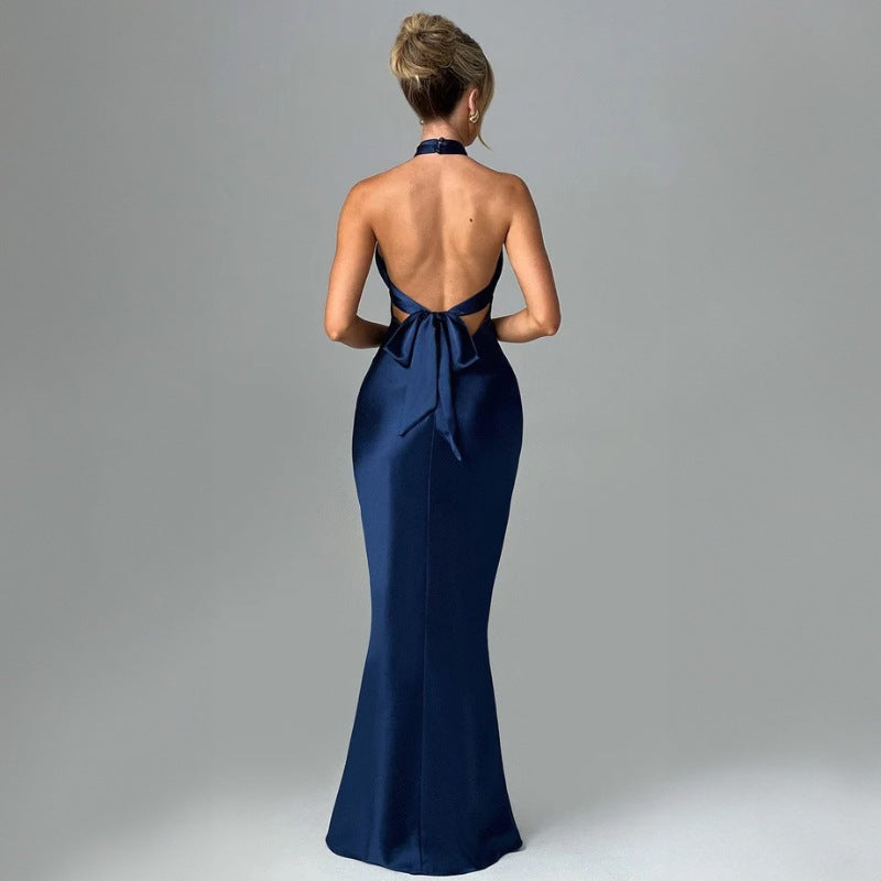 Summer Fashion Elegant Backless Sleeveless Dress - Sculptify™