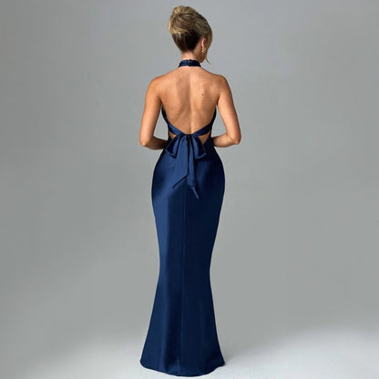 Summer Fashion Elegant Backless Sleeveless Dress - Sculptify™