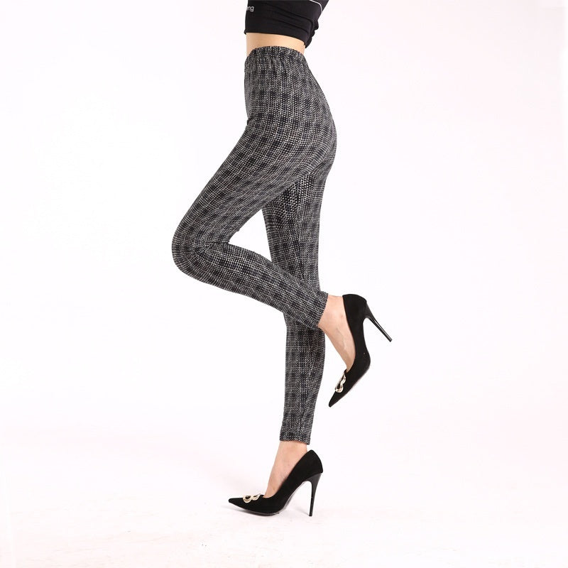 Autumn Bloom High-Waist Leggings