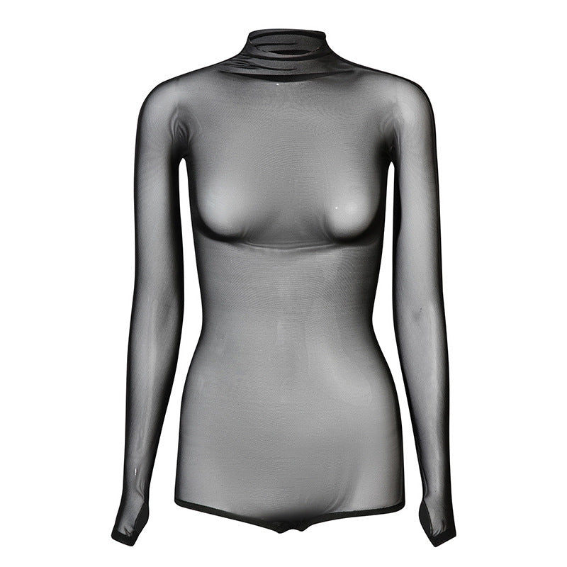 Mesh Jumpsuit Clothing Women's Overall Long Sleeve Exercise Clothing - Sculptify™