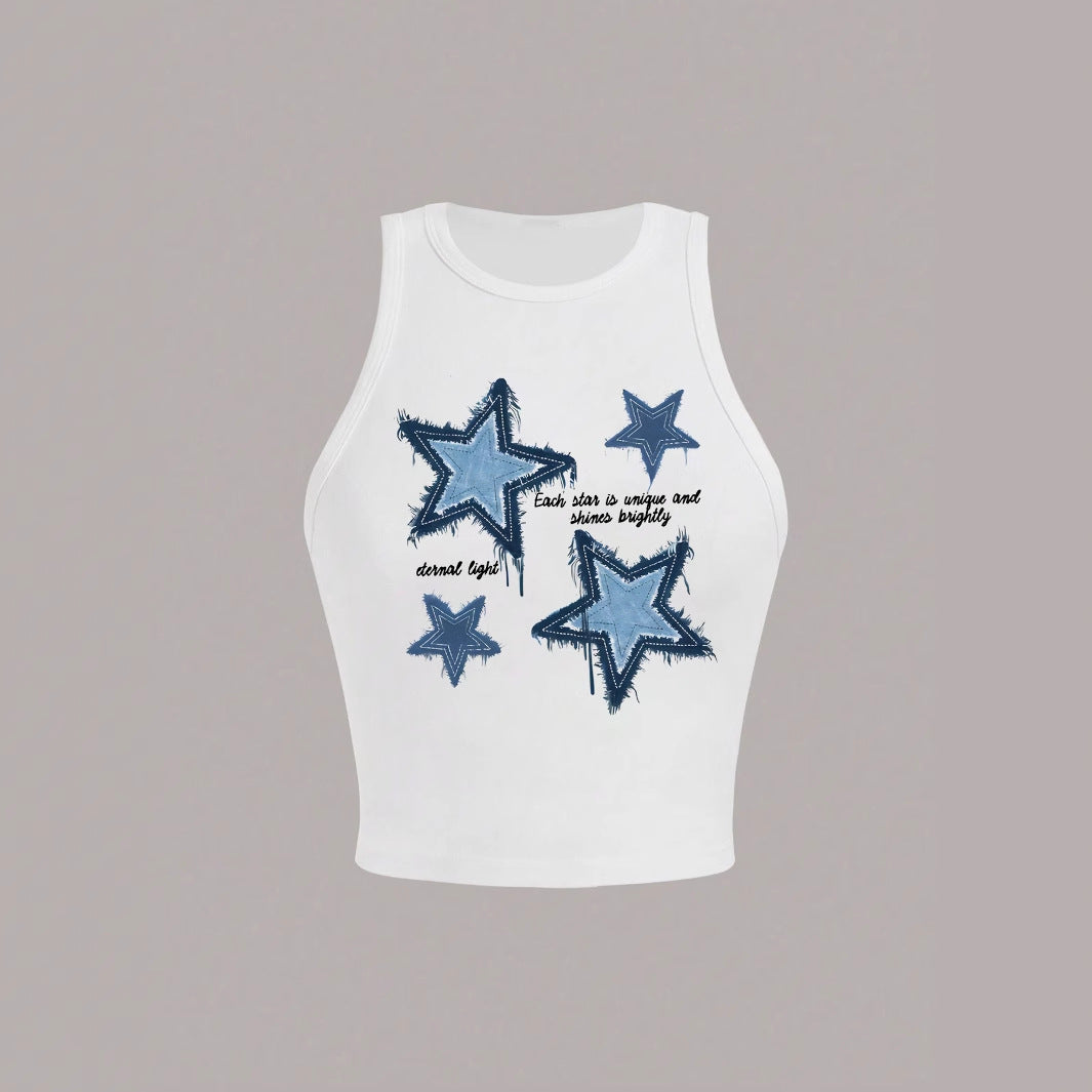 Womens Casual Minimalist Slim-fit Cropped Top - Sculptify™