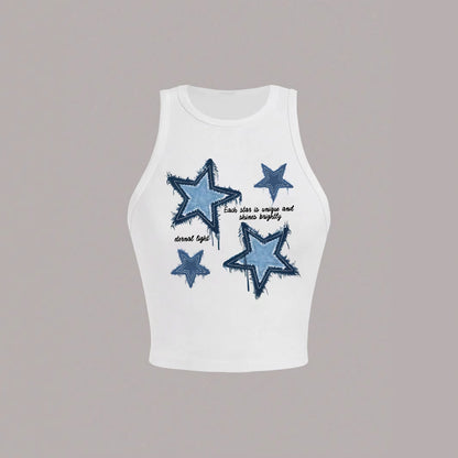 Womens Casual Minimalist Slim-fit Cropped Top - Sculptify™