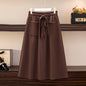 Slimming Elastic Waist Winter Skirt