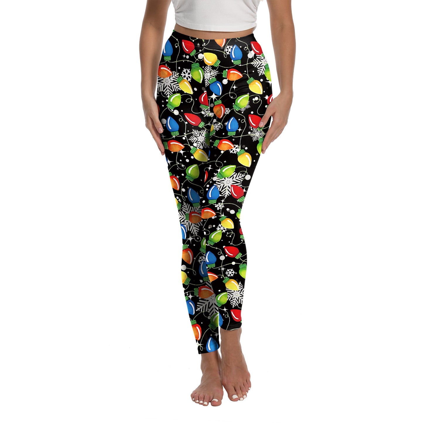 Holly Jolly Women’s Active Christmas Leggings