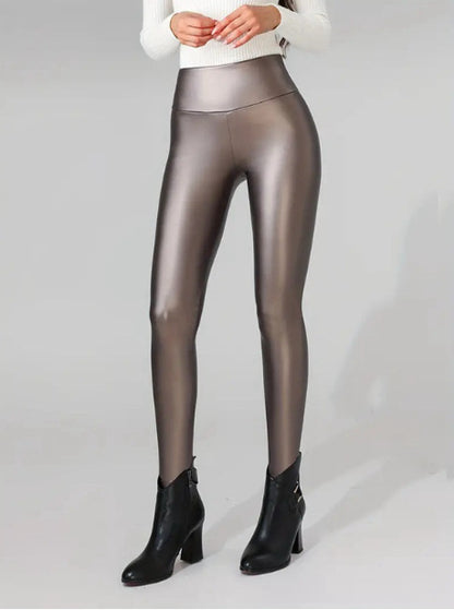 VelviSkin Faux Leather Leggings