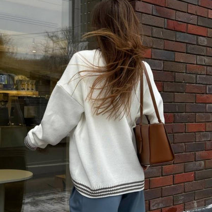 Knitted Sweater Sweater Round Neck Pullover For Women - Sculptify™