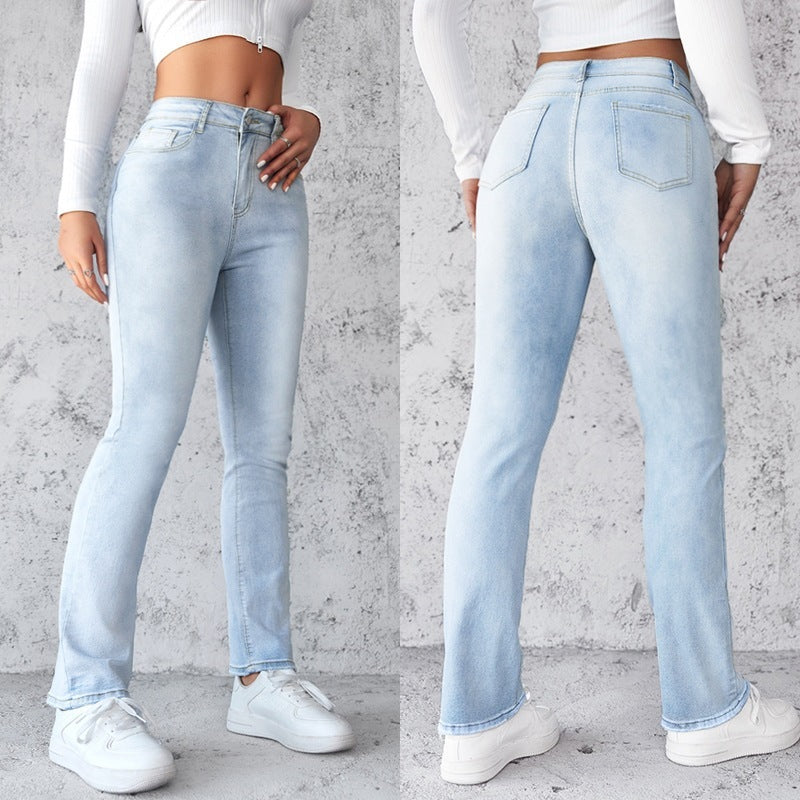 Classic Slim Straight Blue Jeans