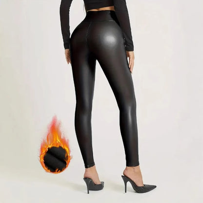 VelviSkin Faux Leather Leggings