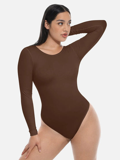 Seamless Bodysuit Long Sleeve Slim Corset Shapewear Bodysuit  Shapewear Sculptify™