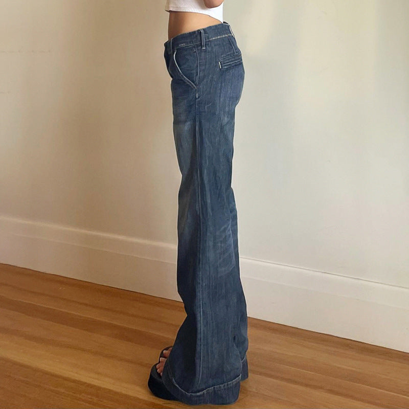 CoolTone Low-Rise Straight Jeans