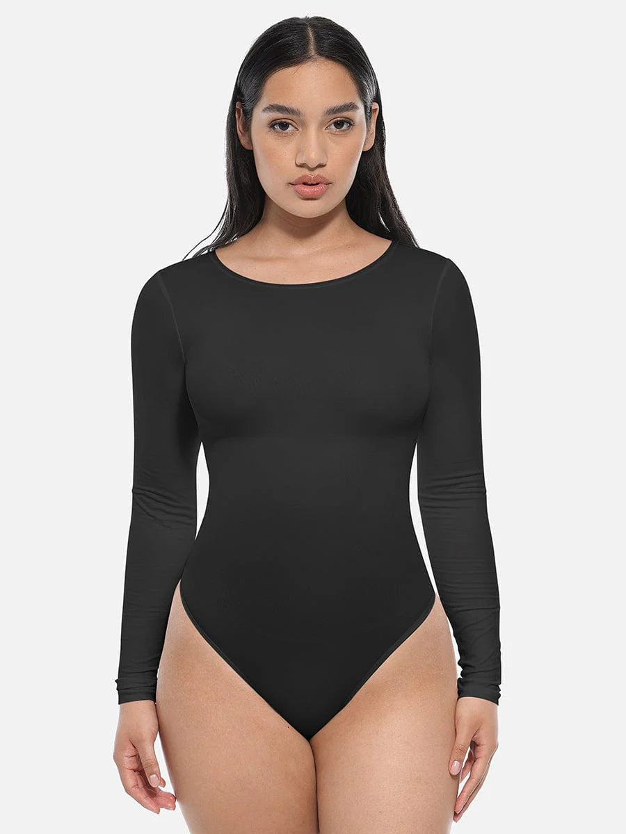 Seamless Bodysuit Long Sleeve Slim Corset Shapewear Bodysuit  Shapewear Sculptify™