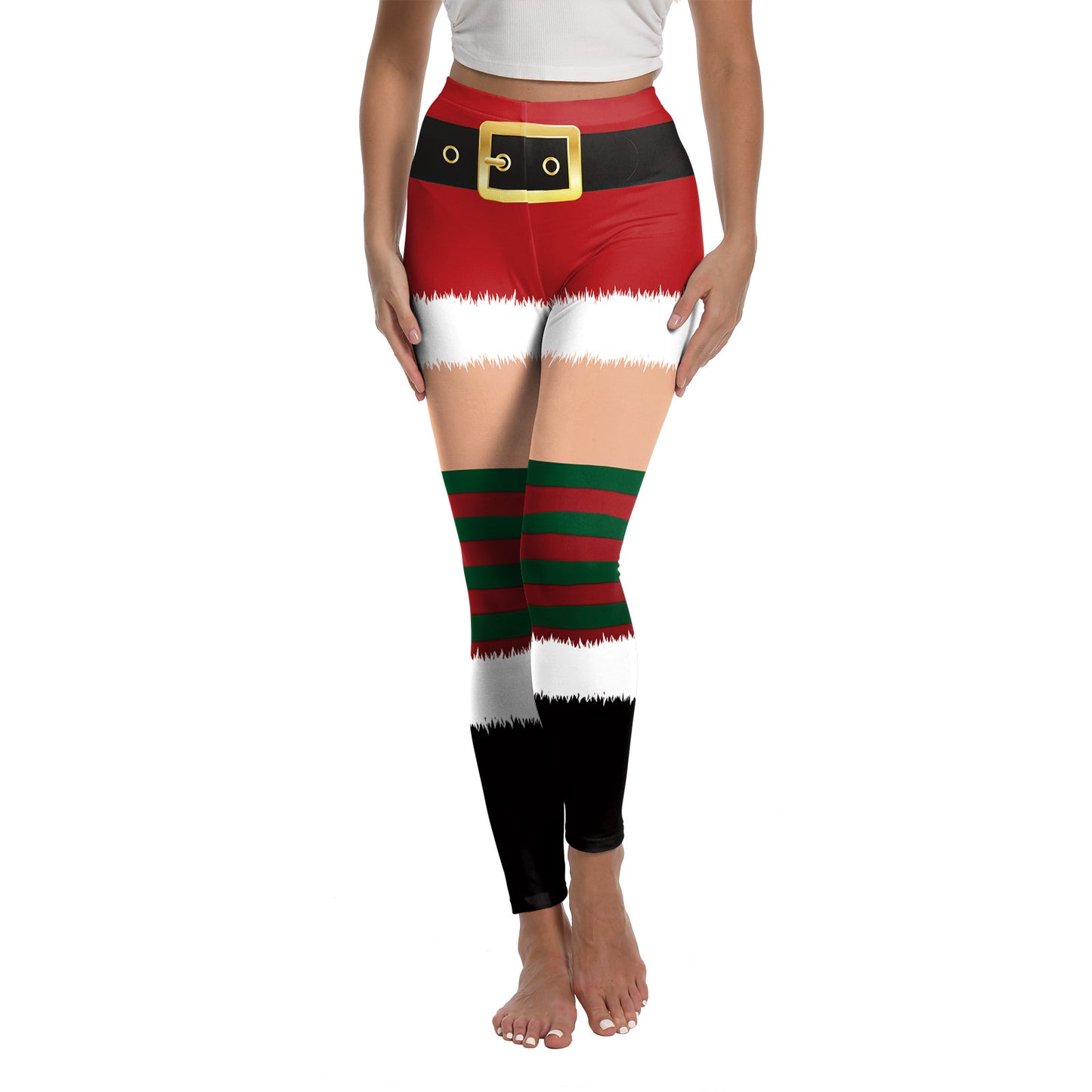 Holly Jolly Women’s Active Christmas Leggings